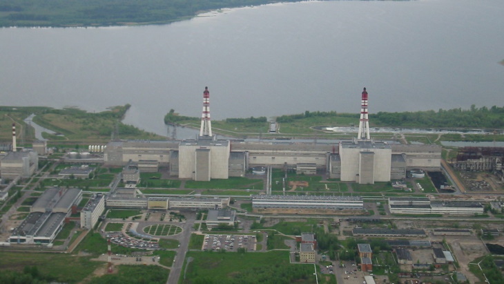 Litevská jaderná elektrárna Ignalina, nyní ve fázi rozebírání