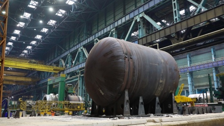 Atommaš dokončil svařování spodní části reaktorové tlakovodní nádoby na začátku roku 2020