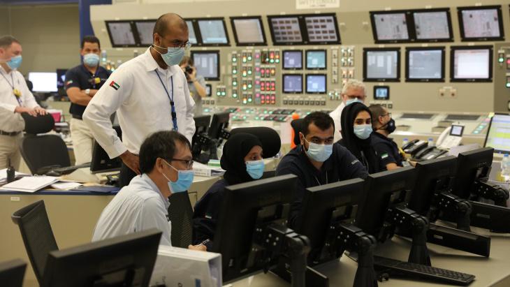 Spuštění prvního bloku jaderné elektrárny Barakah ve Spojených arabských emirátech (zdroj ENEC)