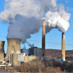Uhelná elektrárna Bruce Mansfield (USA), jež ukončila provoz v roce 2019