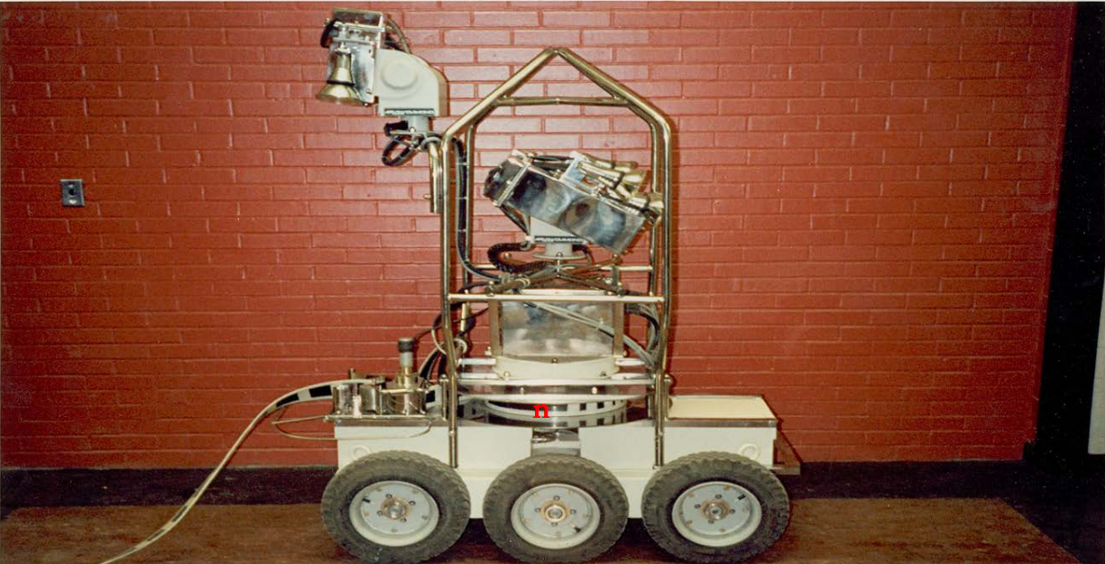 Šestikolový robot Rover využívaný na JE Three Mile Island