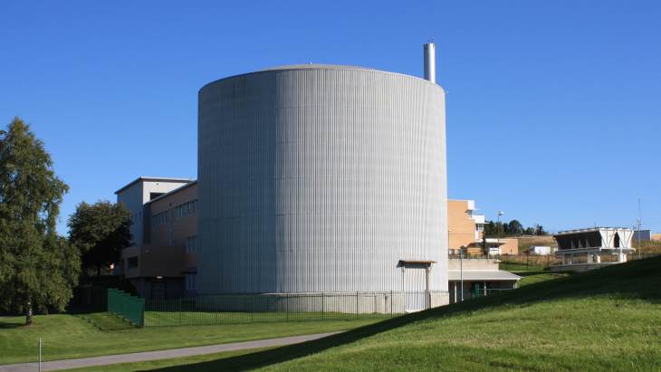 Výzkumný reaktor JEEP-II umístěný v Kjeller