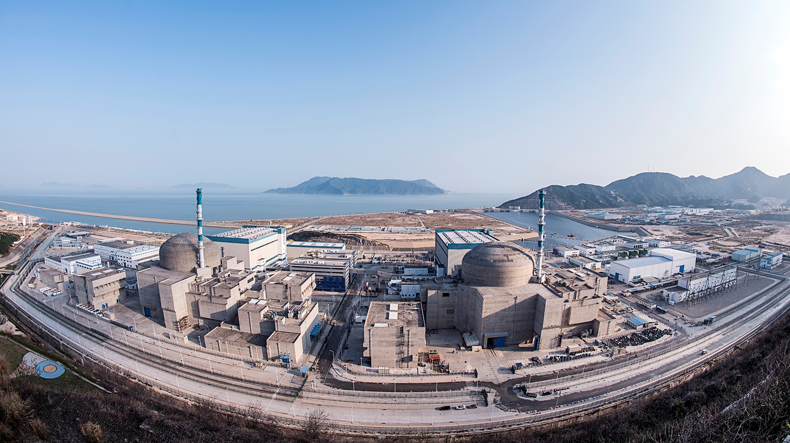 Druhý reaktor EPR v čínské jaderné elektrárně Taishan. 