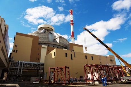 První blok jaderné elektrárny Novovoroněž II (VVER-1200)