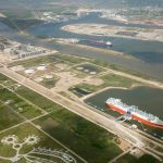 Exportní LNG terminál Freeport na jihu USA