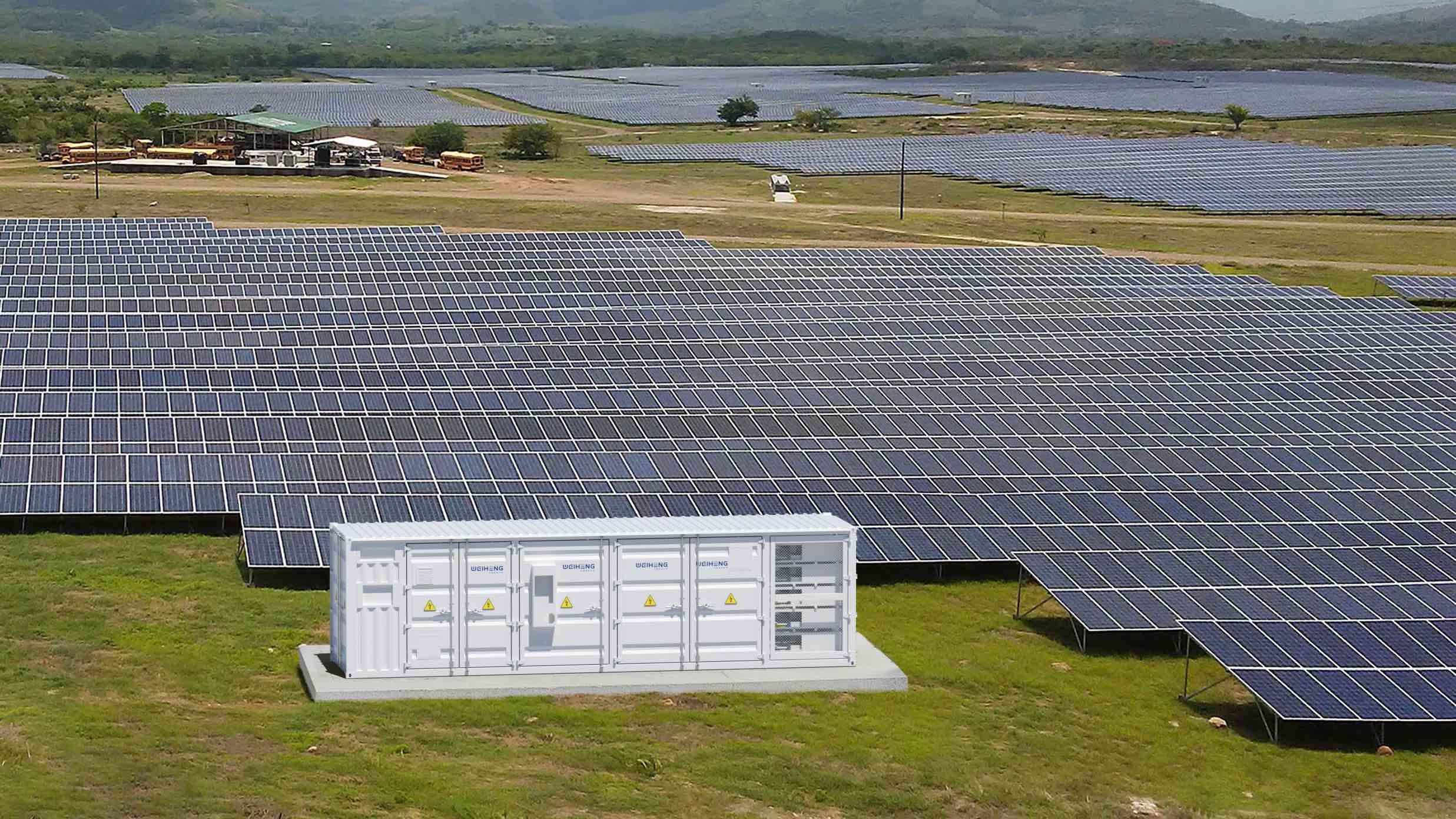 Fotovoltaická elektrárna, baterie, akumulace