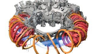Vizualizace geometrie fznho reaktoru Wendelstein 7-X